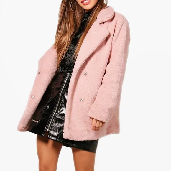 boohoo teddy coat